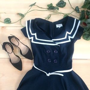 Caption Blue Circle Skirt